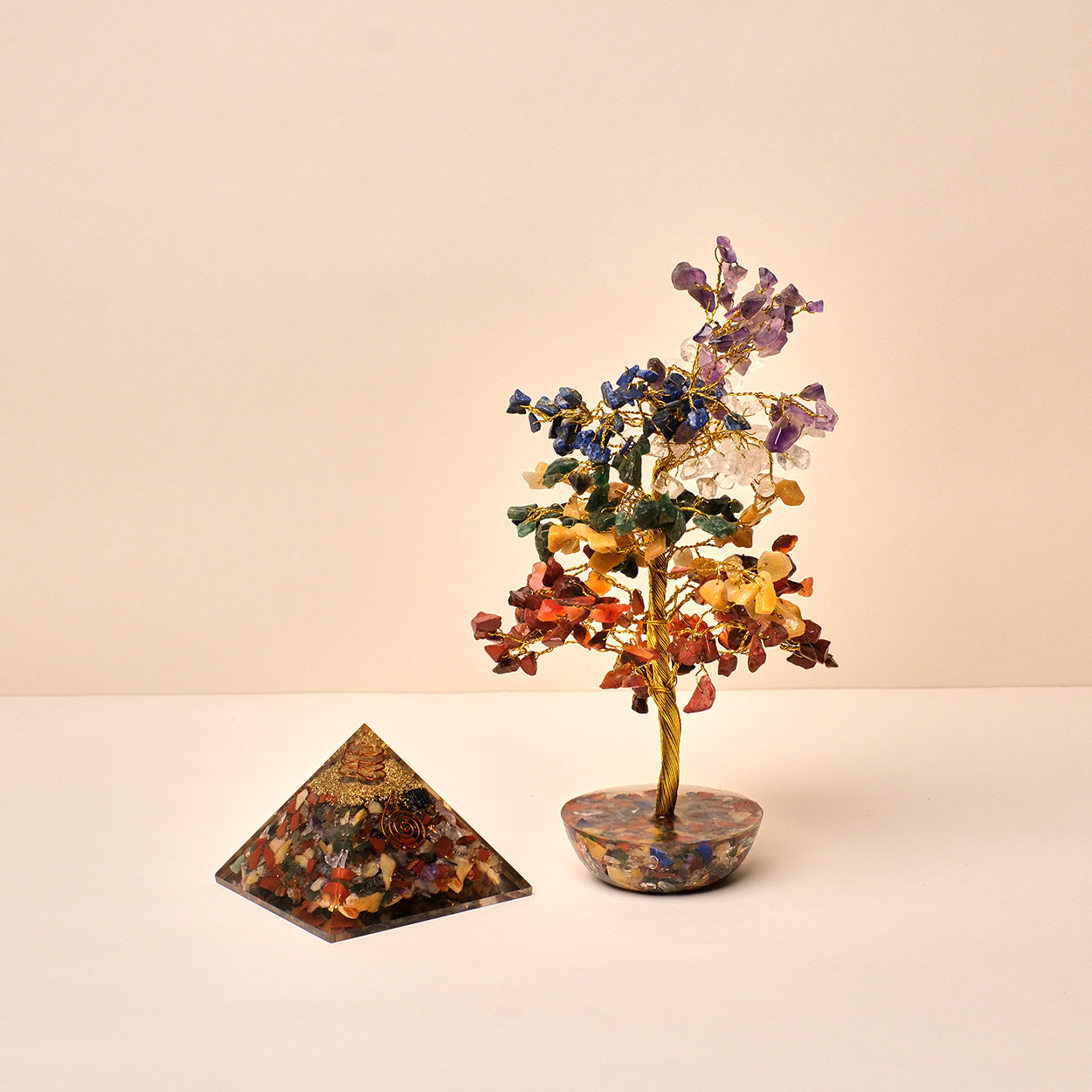 Seven Chakra Combo (Pyramid & Tree)