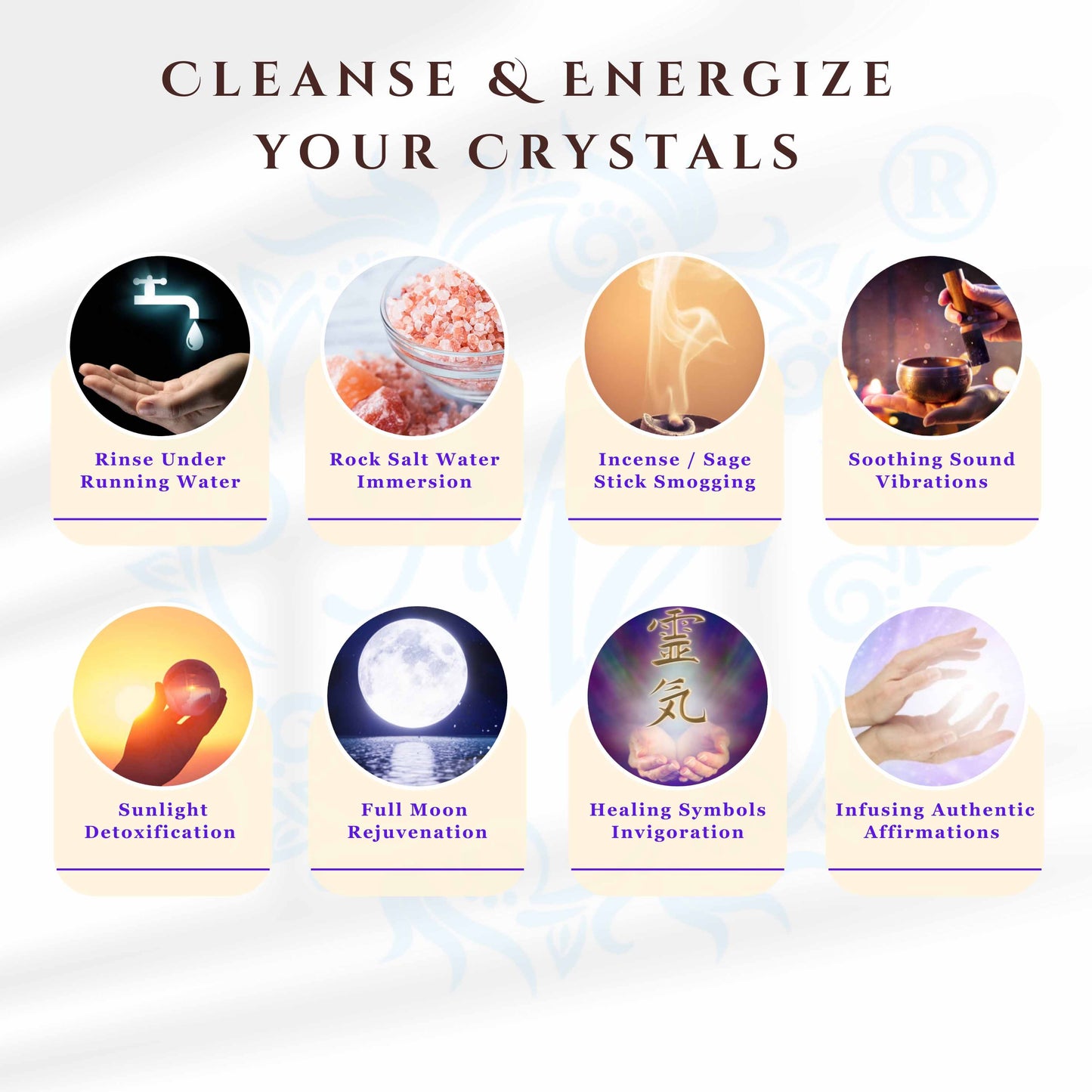 how to cleanse crystals